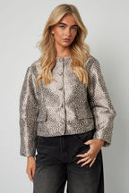 Emma Floral Jacket Panther