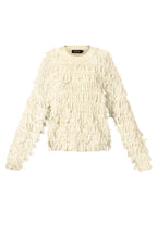 The Fringe Love Sweater Beige