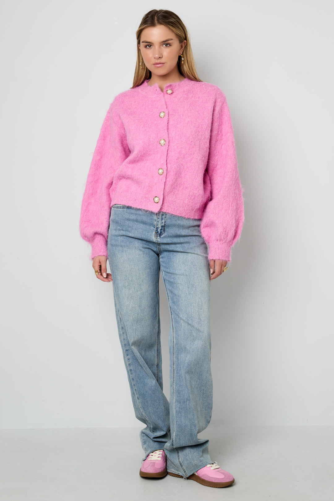 Sophie Knit Cardigan Pink